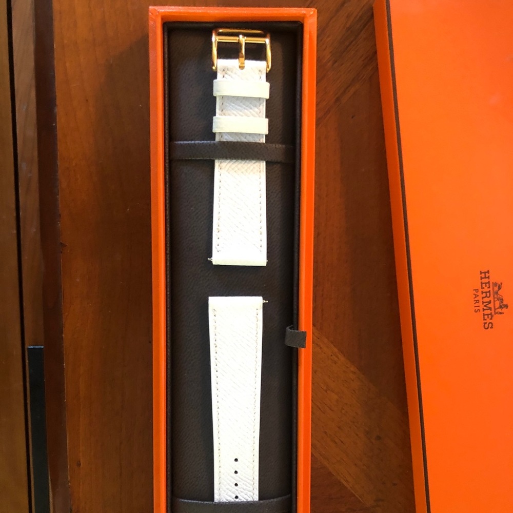 Hermès Heure H watch strap, 21mm